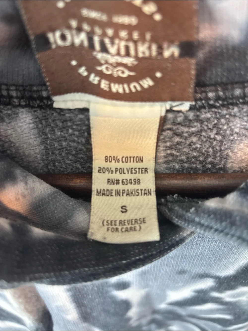 Vintage Jon Lauren Apparel Tie Dye Hoodie Size Small